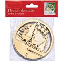 Drewnokształt Renifery do kul/ 10cm CDA-1155
