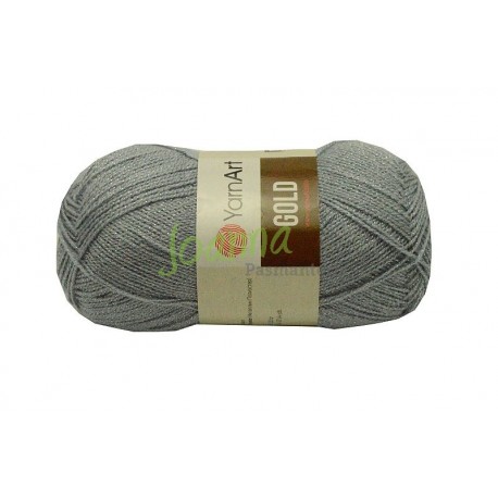 YarnArt Gold kolor 14500 jasny szary