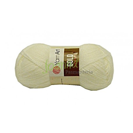 YarnArt Gold kolor 9362 biały