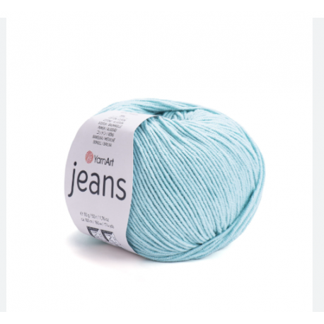 Włóczka JEANS YarnArt kol 81 błękit 