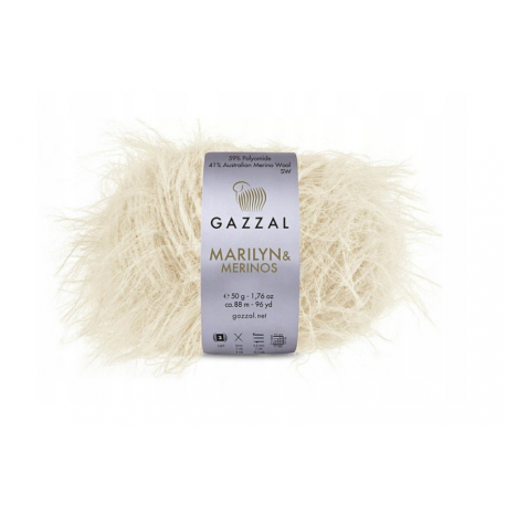 Włóczka  Marylin & Merinos 8270 Gazzal    ecri