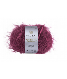 Włóczka  Marylin & Merinos 8267 Gazzal    bordo