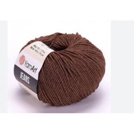 Włóczka JEANS YarnArt kol 70 brązowy 