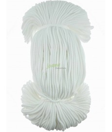 Sznurek poli. 2mm/100 biały 001                                                                                                 