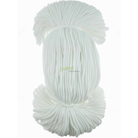 Sznurek poli. 2mm/100 biały 001                                                                                                 