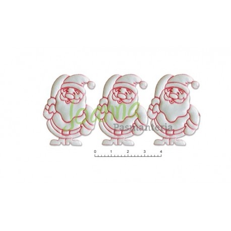 Mikołaj WZ 92 biały + czerwone tło