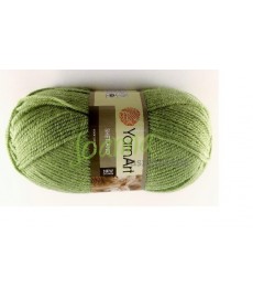 Shetland kolor 525~zgaszony zielony 