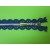 Zamek ażurowy 16cm chabrowy 