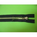 Zamek metal "3" 16cm czarny/złoto 
