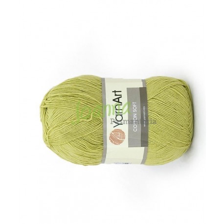 Włóczka COTTON SOFT Nr 29 seledyn Włóczka COTTON SOFT Nr 29 seledyn