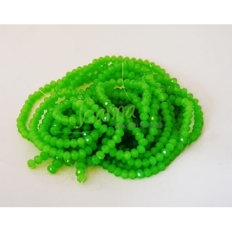Szkło swarovski SWDY 6mm zielony 100szt sznur