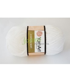 Włóczka COTTON SOFT Nr 62 biały