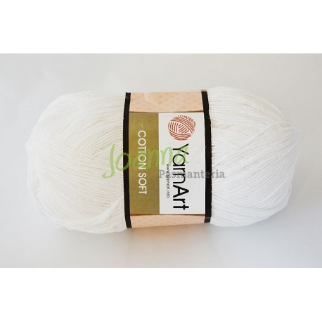 Włóczka COTTON SOFT Nr 62 biały