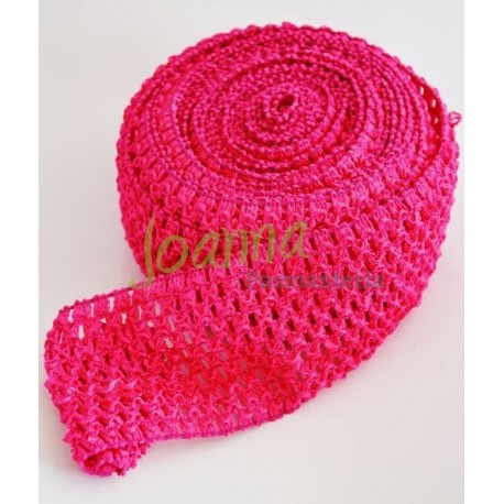 Guma ozdobna 073 TUTU szer 7cm różowa