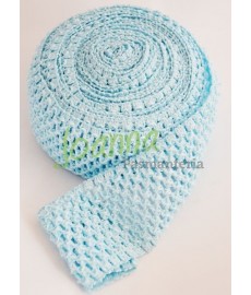 Guma ozdobna 075 TUTU szer 7cm błękitny 