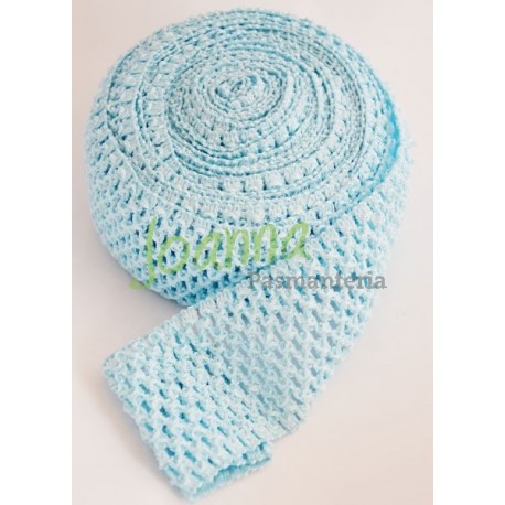 Guma ozdobna 075 TUTU szer 7cm błękitny 