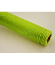 Organza obszywana,zieleń 0,38x9m 1szt 