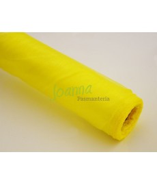 Organza obszywana,żółty 0,38x9m 1szt 