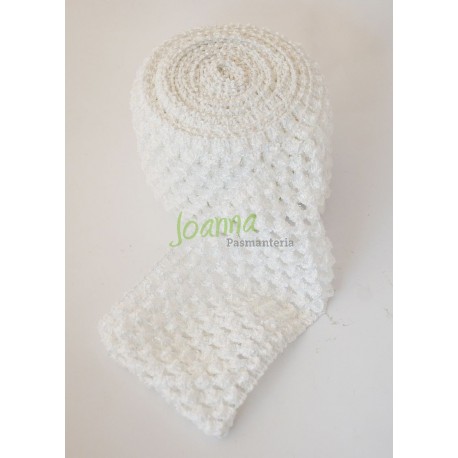 Guma ozdobna 075 TUTU szer 7cm biała 