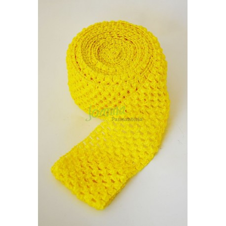 Guma ozdobna 075 TUTU szer 7cm żółty 