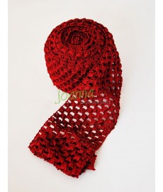 Guma ozdobna 075 TUTU szer 7cm bordo 