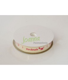 Taśma baweł.z nadrukiem 15mm/9,1 handmad 