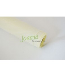 Organza obszywana,j.kremowy 0,38x9m 1szt 079J