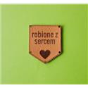 Metka ze sk. eko. Robione z sercem camel 