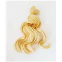Włosy do lalek Falowane 15cm ZŁ. BLOND 