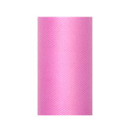 Tiul gładki, głęboki róż 0,15x9m 1szt  081D