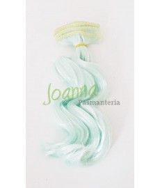 Włosy do lalek Falowane 15cm MIĘTOWE 