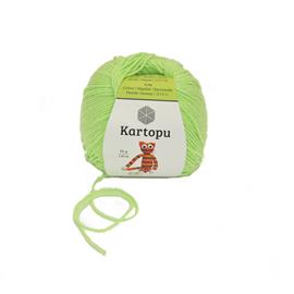 Włóczka  AMIGURUMI k. 1437 j.zielony KARTOPU