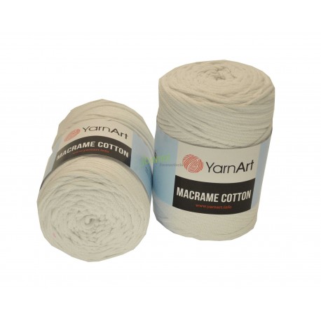 Włóczka MACRAME COTTON 771 biały 3mm 