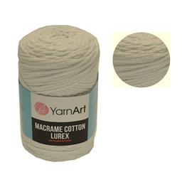 Włóczka MACRAME COTTON Lurex721 biały3mm 