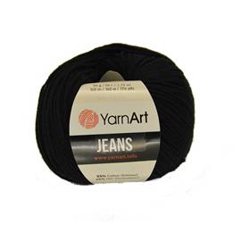 Włóczka JEANS YarnArt kol 53 czarny 