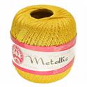 Kordonek MAXI metalic żółty ze zł. 26347 
