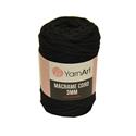 Sznurek  Macrame Cord 3 mm kol 750 czarn Yarn Art