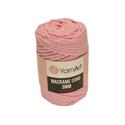 Sznurek  Macrame Cord 3 mm kol 762 różow Yarn Art