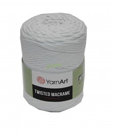 Włóczka Twistet Macrame 751 biały Yarn Art